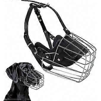 Anti-Biting & Training Wire Basket Muzzle for Bull Terrier, 2026 Breathable Design with Neoprene Padding