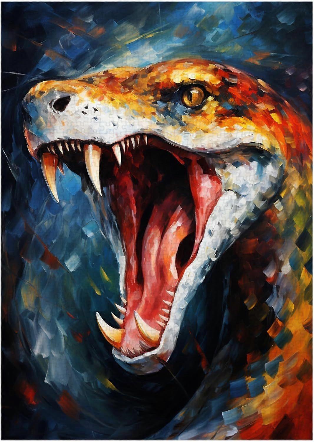 Roaring Cobra Jigsaw Puzzle AZQ661