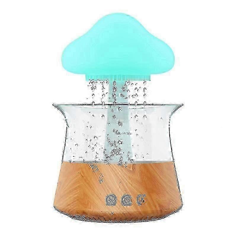 Portable Portable Raincloud Essential Oil Zen- Diffuser & Raining Cloud Night Lightweight Mushroom Lamp- Diffusers Gift