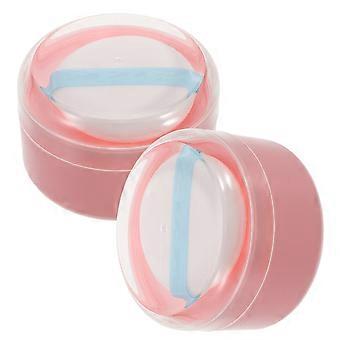 Baby Body Cosmetic Powder Puff Container for Storage Use 4Pcs Easy to Use