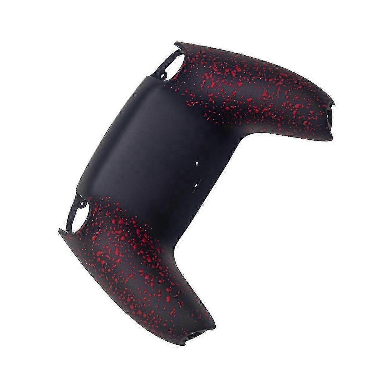 PS5 controller back cover for enhanced grip - red shell