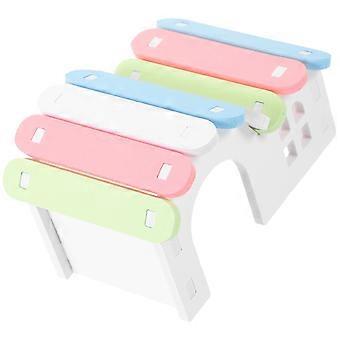Colorful Hamster Wood House Hideout for Decor Hamster Habitat Accessories