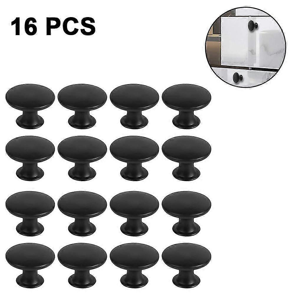 16 Pieces Cabinet Door Knobs, 30mm Vintage Dresser Knobs Set (Ruipei)