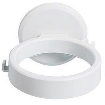 1 white hair dryer holder, wall-mounted hair dryer holder, drill-free hair dryer holder, self-adhesive hair dryer holder