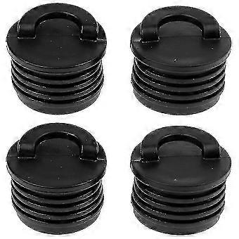 4x Kayak Drain Hole Plugs Black