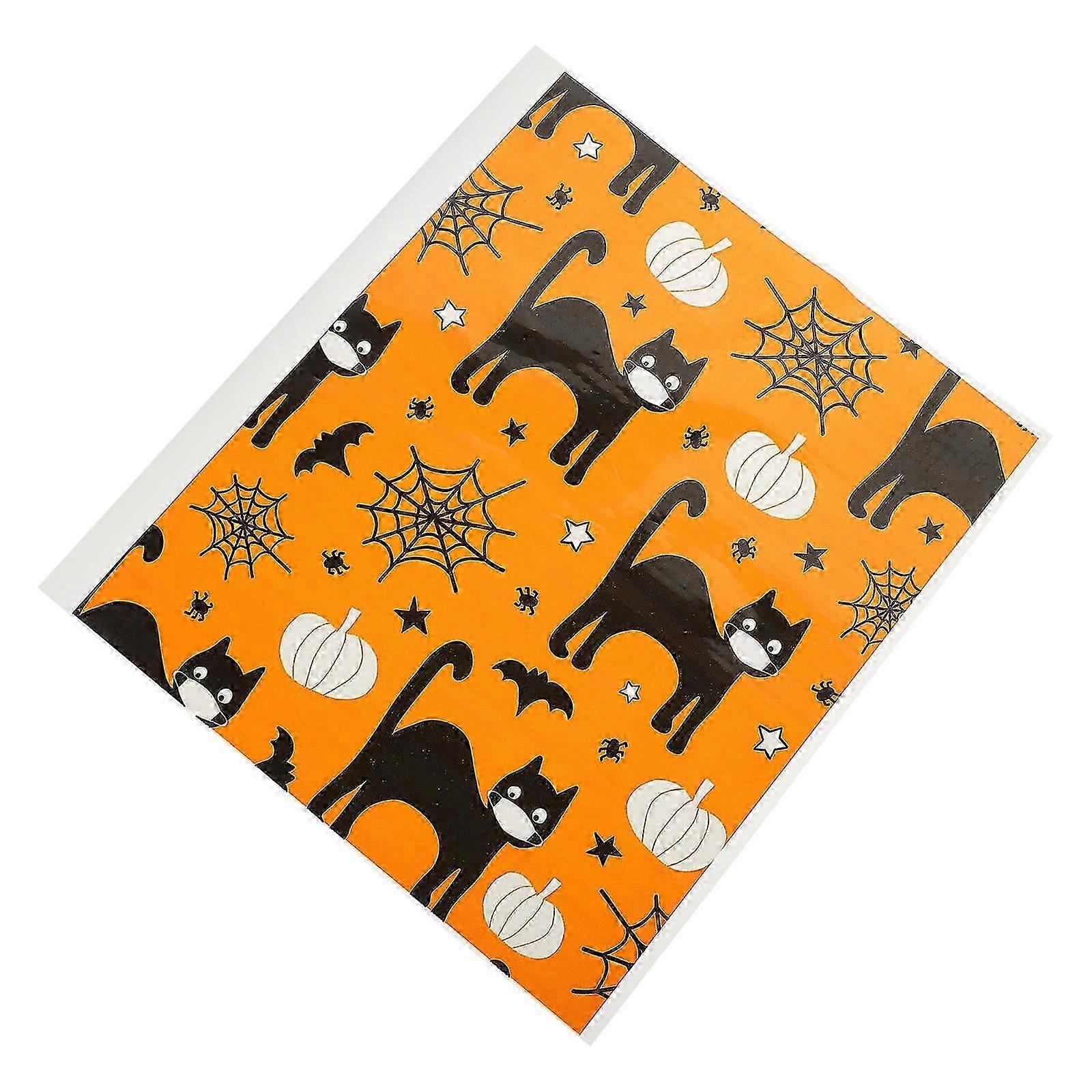 DIY Accessory Decorative Sublimation Transfer Sheets 4Pcs Halloween Theme