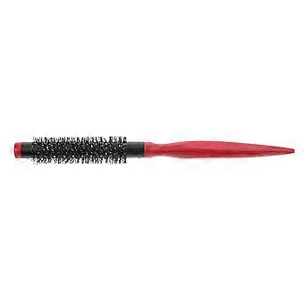 Mini Hair Curling Comb with Wood Handle for Hairstyling