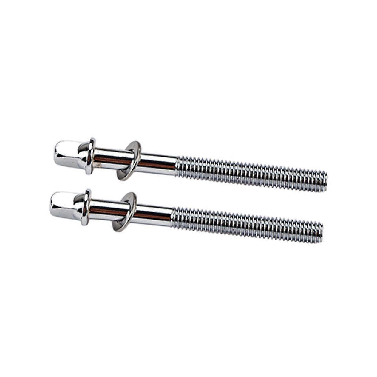 2pcs Drum Tension Rods for Snare Drum Replacement, Deep Thread Screws for Secure Tuning Stability