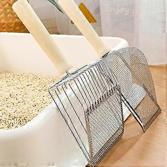 Ergonomic Stainless Litter Scoop