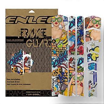 ENLEE 11pcs /Set Mountain Bike Frame Color Changing Anti-Scratch Sticker Waterproof Protective Film For Cycling Equipment