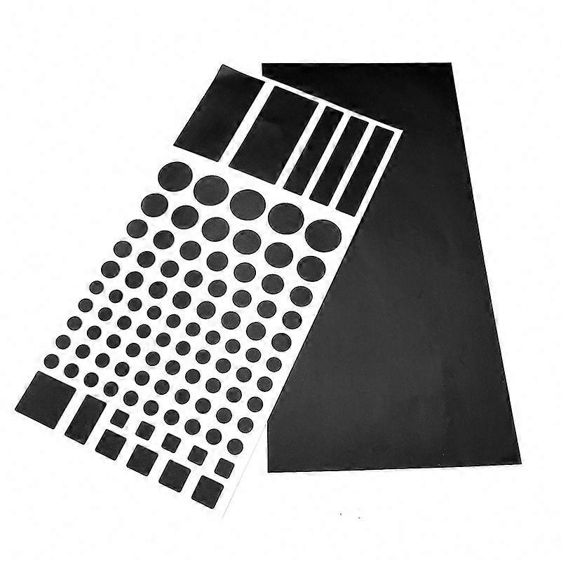 Light Blocking LED Blackout Stickers for Routers - 6 Sheets