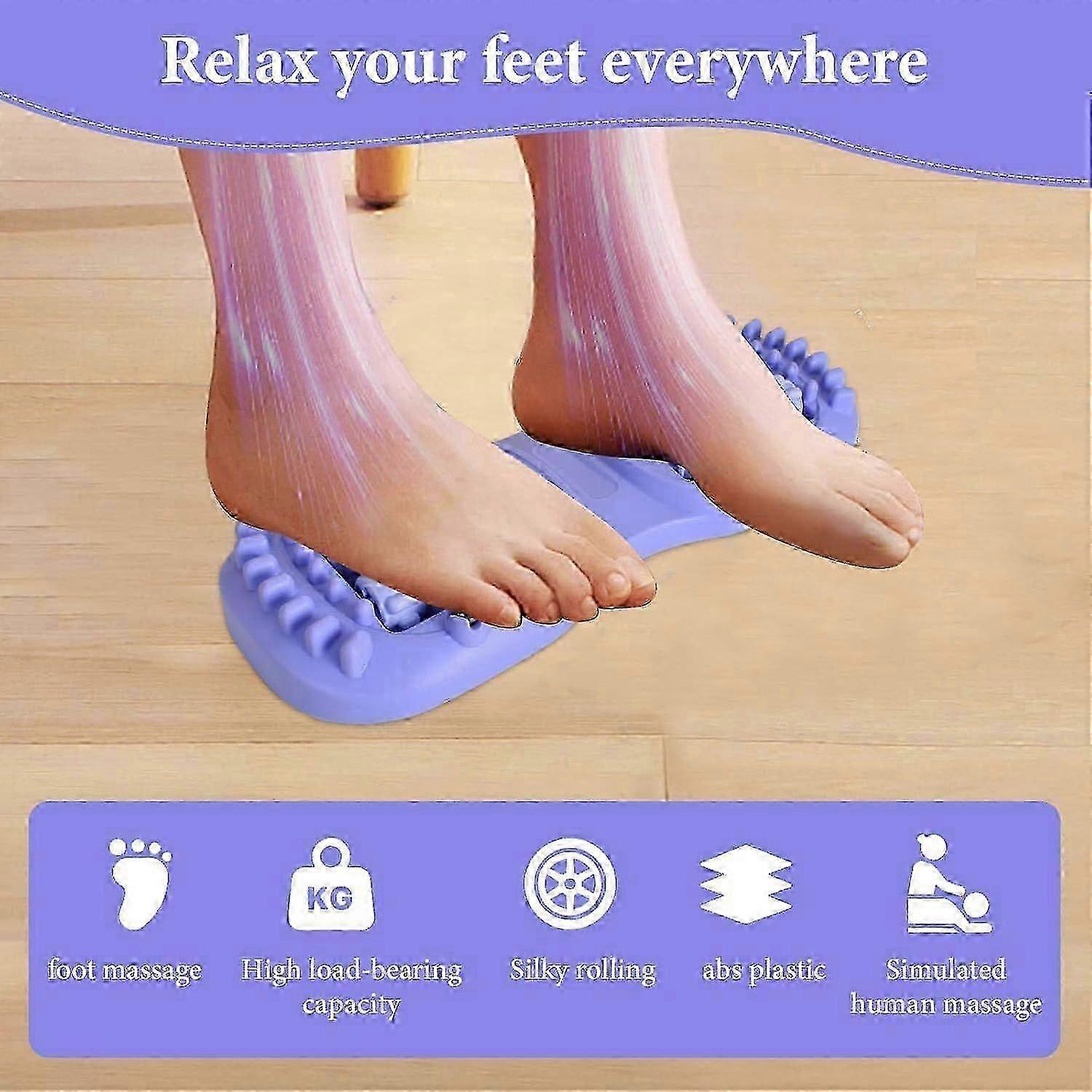 Flat-Profile Foot Acupressure Tool