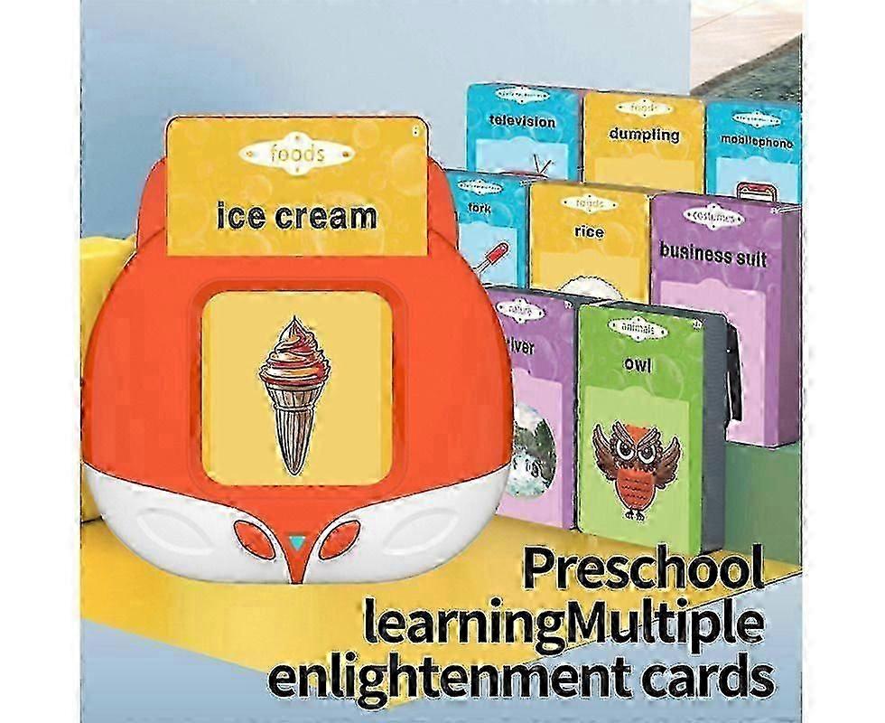 talking Flash Cards Early Educational Learning Reading MachineJJ