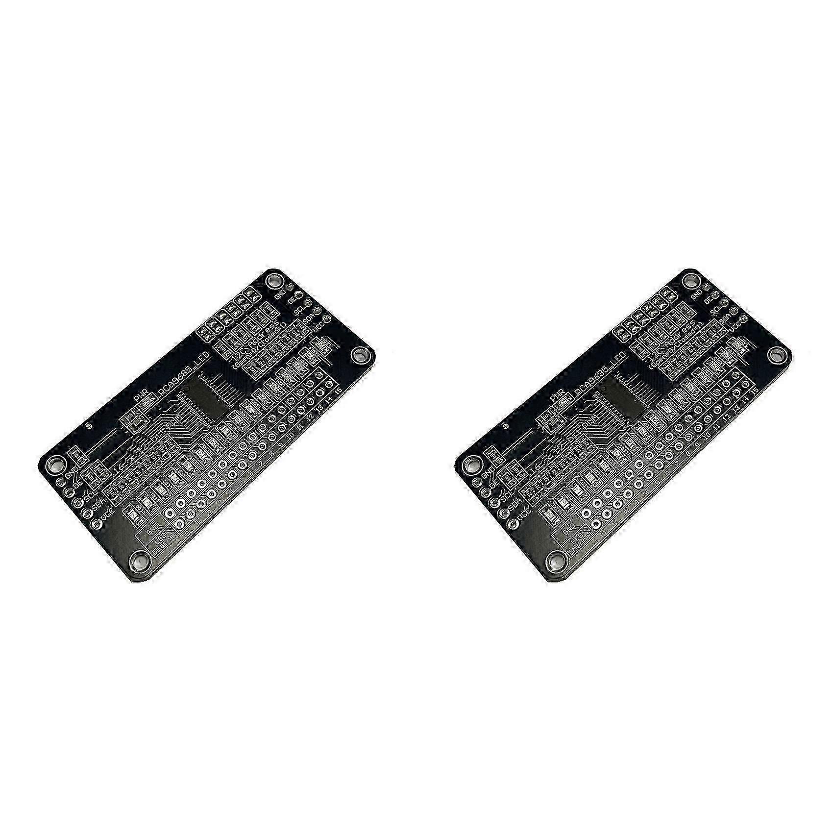 2X PCA9685 Module MCU Driven 16-Bit LED Driver Solution Development Verification Board 16-Bit PWM Module ZY