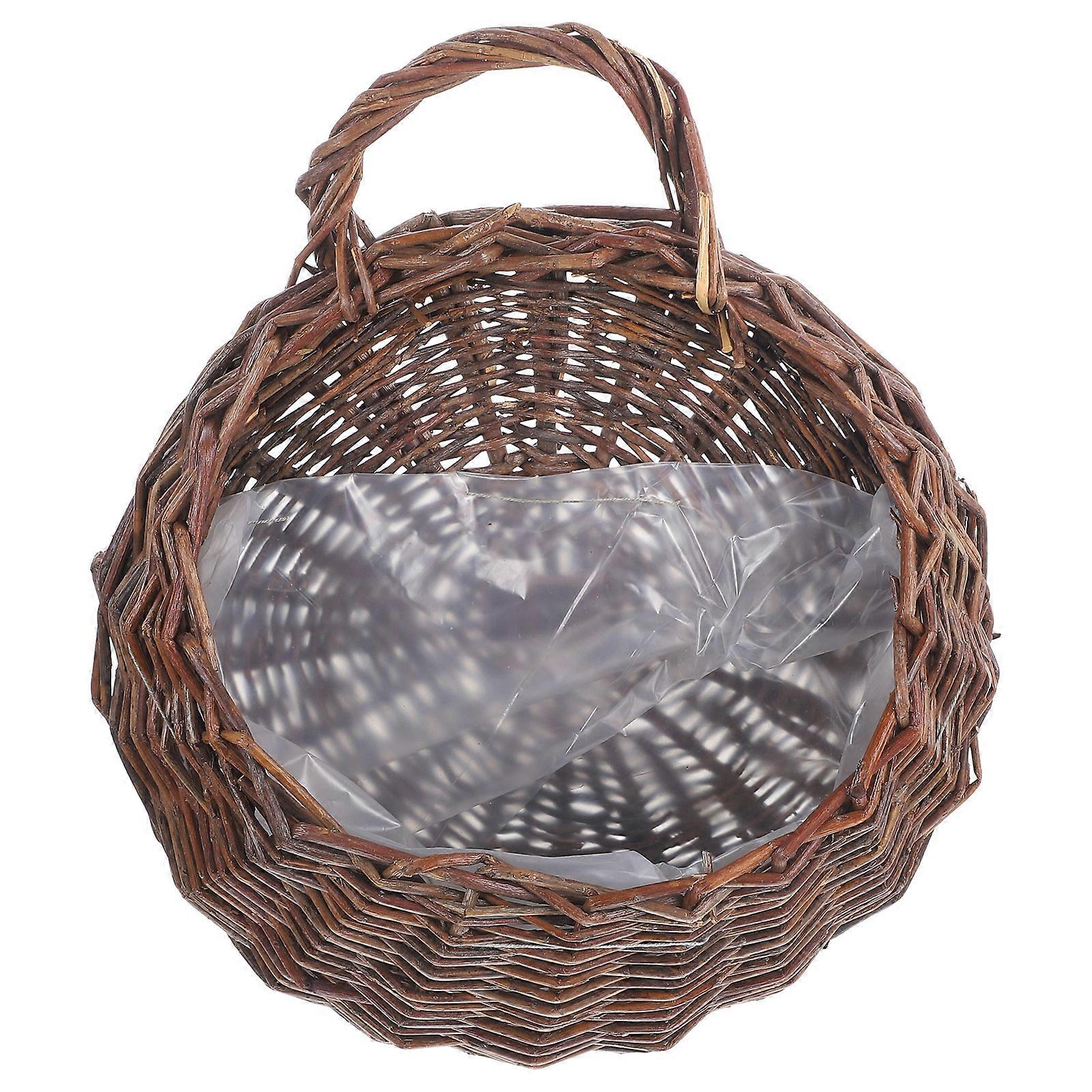 Wall Plant Storage Container for Storage Multipurpose Wicker Basket
