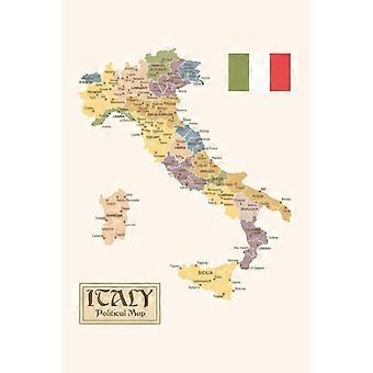Political Map Of Italy Wooden Jigsaw Puzzles UE2051