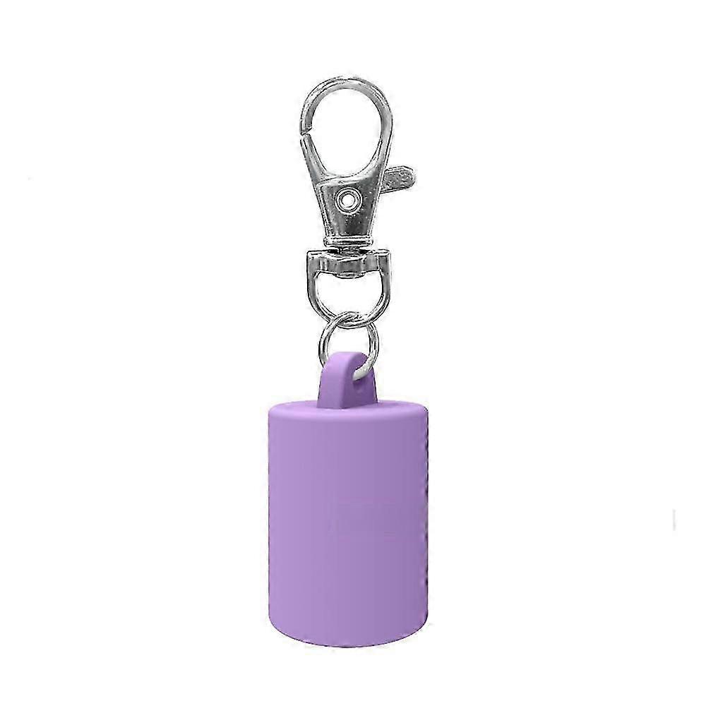 Multiple Function Lip Ointment Keychain Clip Planner For Access Cables Accessories Storage Solution Orange