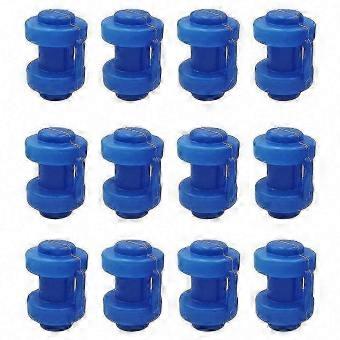 Tapones de extremo para trampolín de 25 mm, color azul