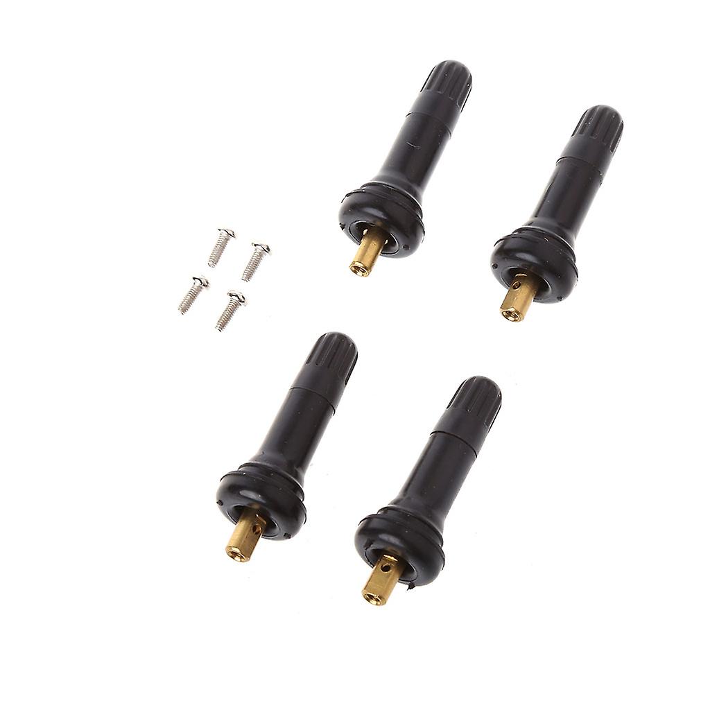 4 Pcs Rubber for Valve Stem Tire Sensor Service Kit For GM