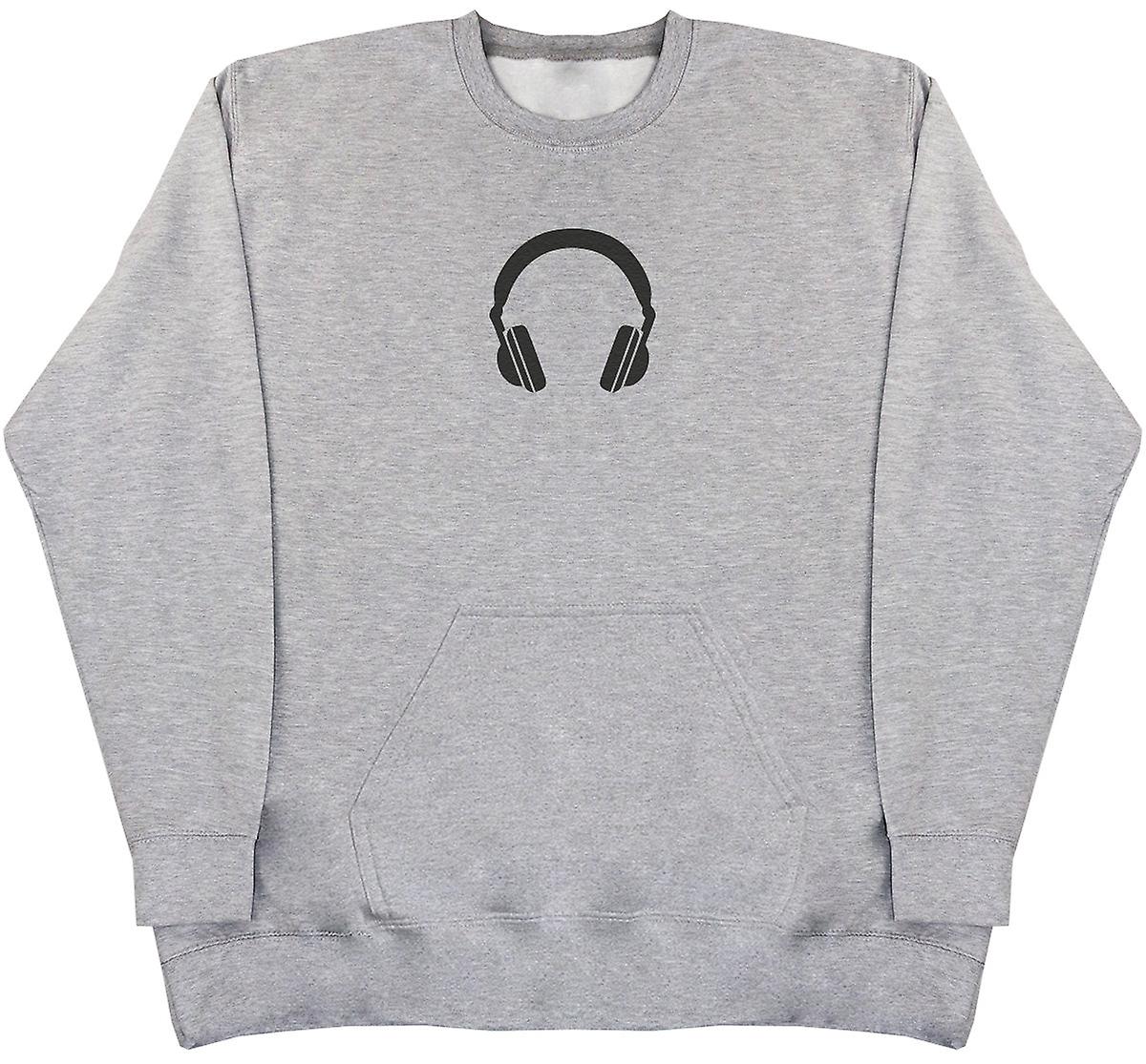Headphones - Huge Oversized Hoodless Hoodie
