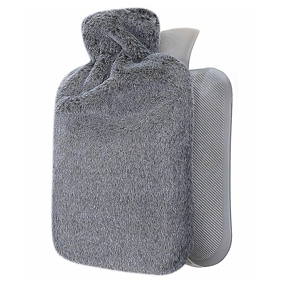 Botella de agua caliente cama cintura caliente caliente espalda caliente botella de agua caliente con cubierta de material de felpa súper suave, a