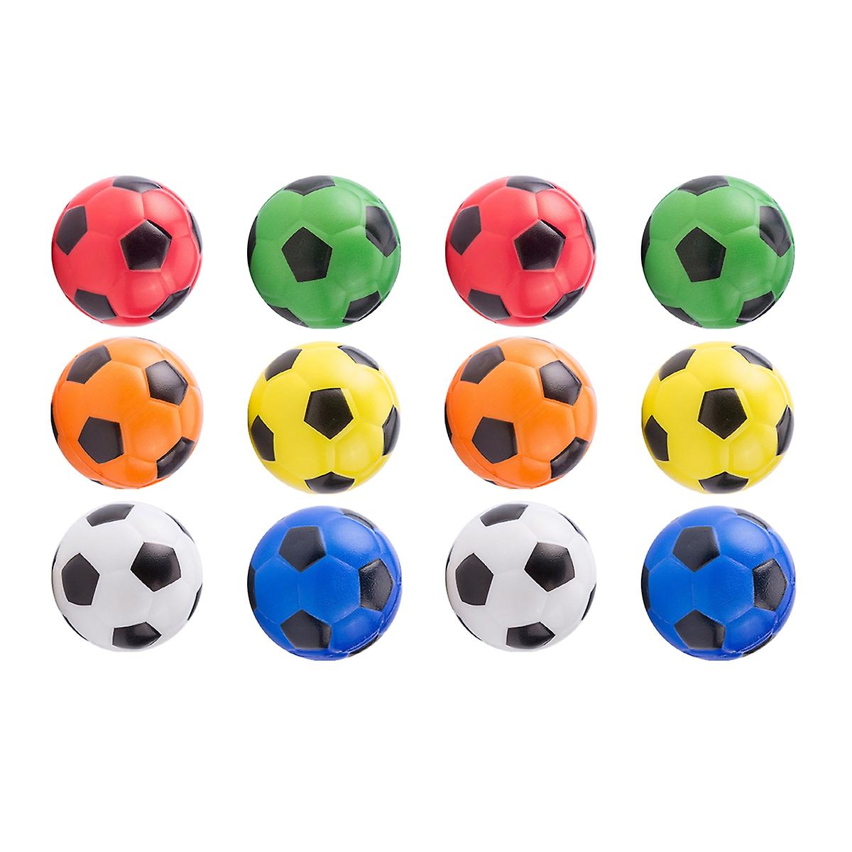 12Pcs Colorful Hand Football Exercise Soft Elastic Stress Reliever Ball Kid Small Ball Toy Adult Ma