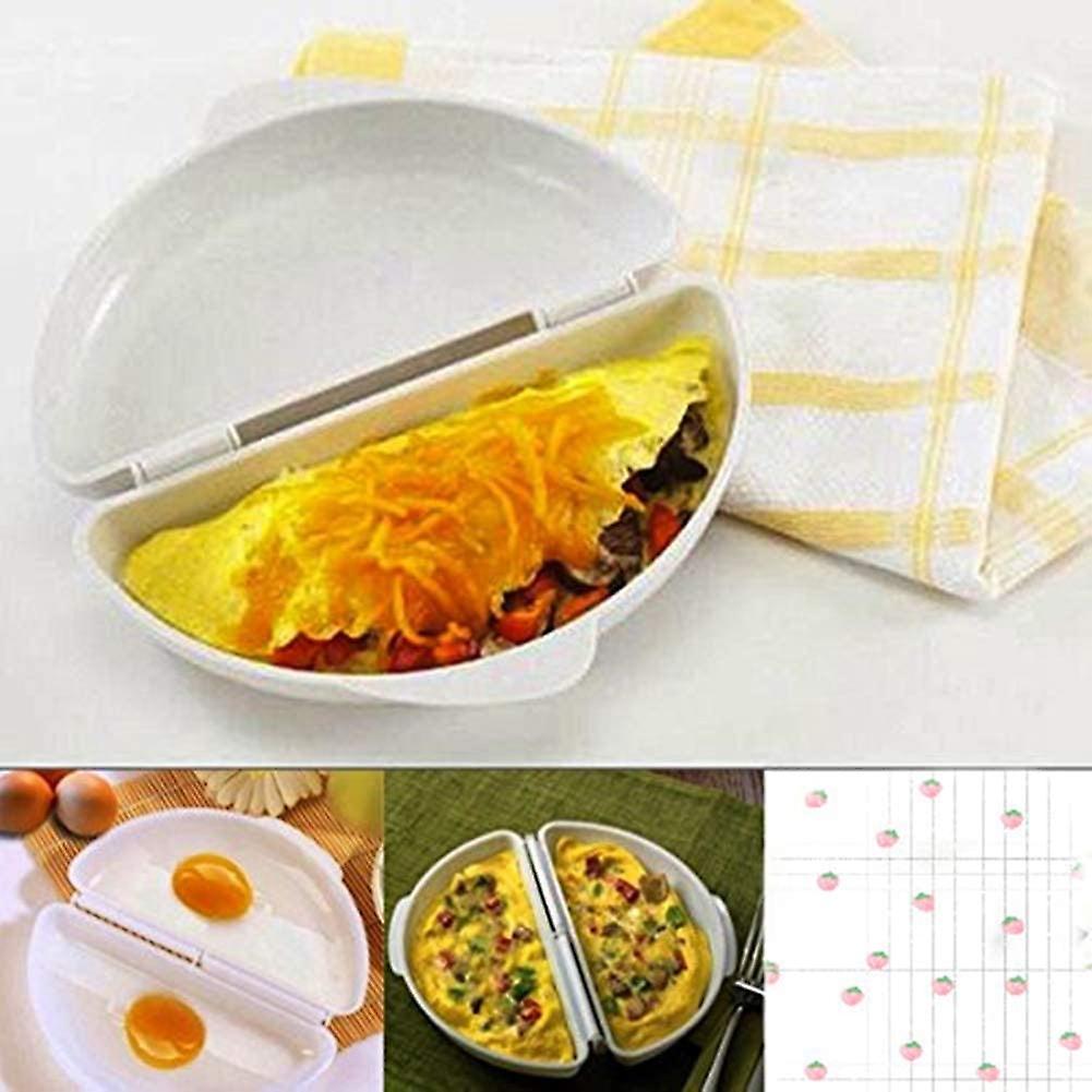 Microwave Two Egg Omelet Maker, Microwaveable Omelet Egg Steamer