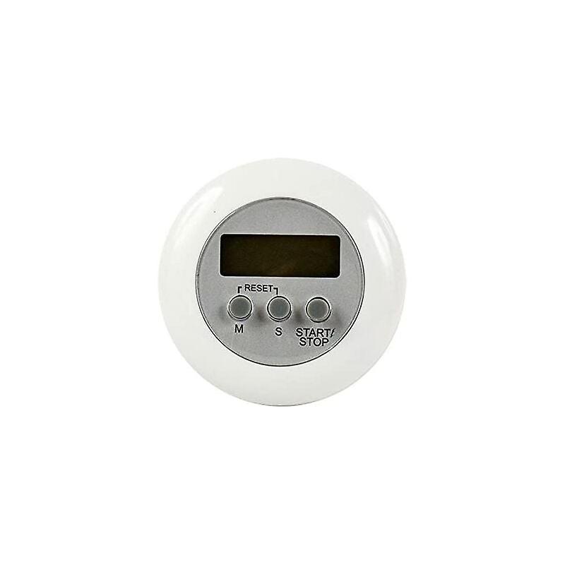 Cool Sports Timer Clock Digital Countdown 99 Minute LCD Kitchen Timer (White)
