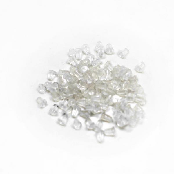 3x600 Pieces Rubber Plastic Earring Backs Stoppers