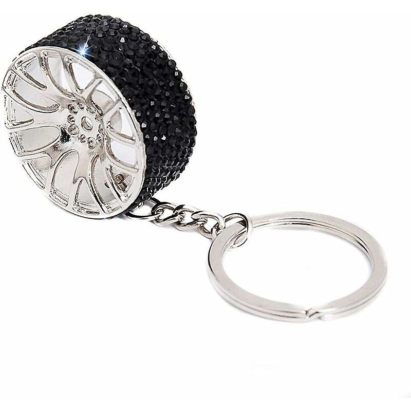 Glitter Diamond Keychain (Svart)