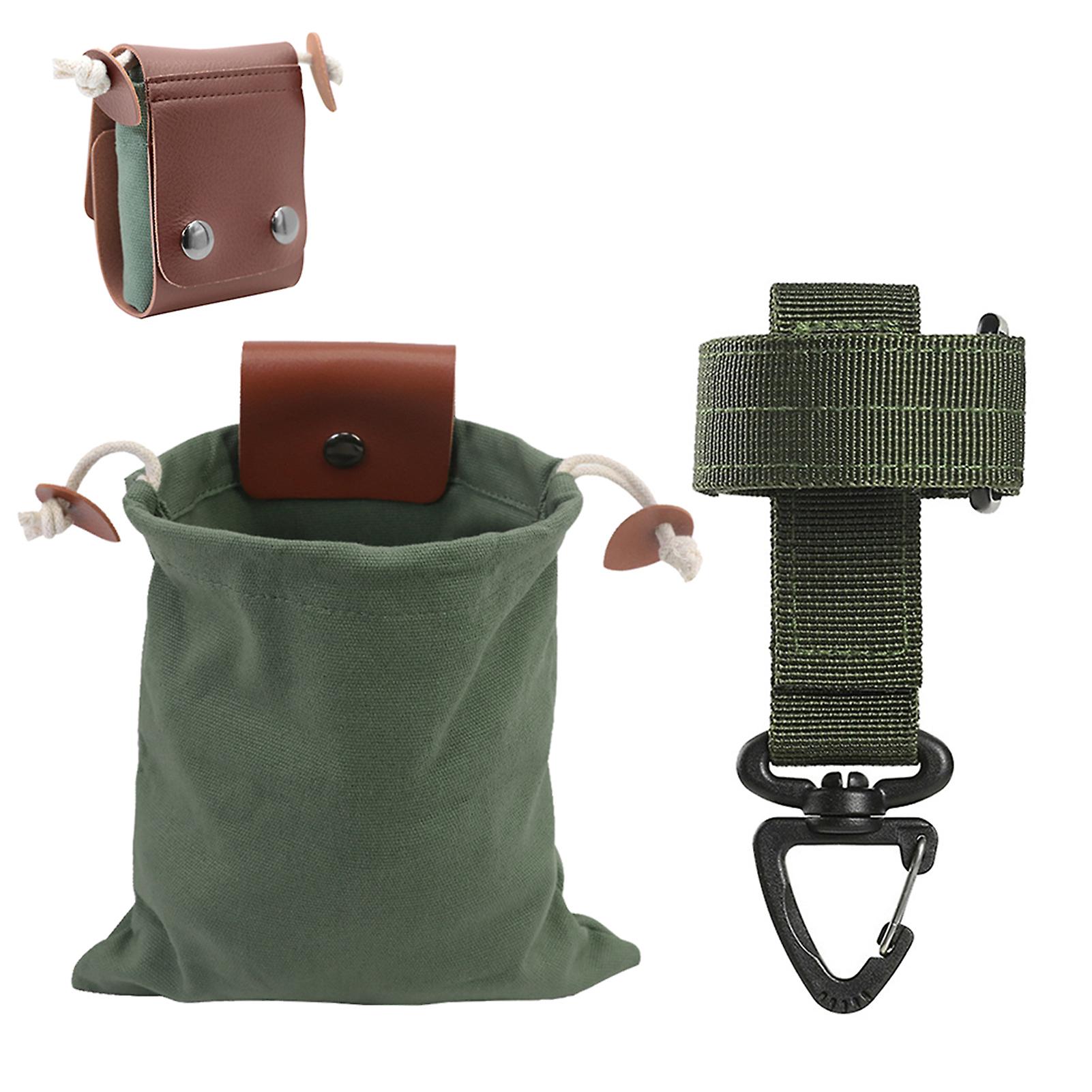 Collapsible Belt Bag With Hook Strap Foraging Bag