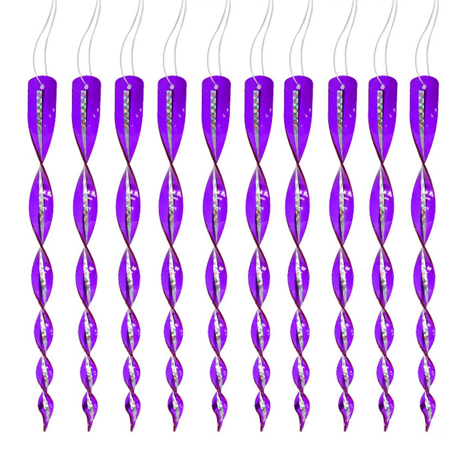 10Pcs Bird Deterrent Rod 360 Degree Rotation Garden Protection Wind Spiral Bird Deterrent Tool
