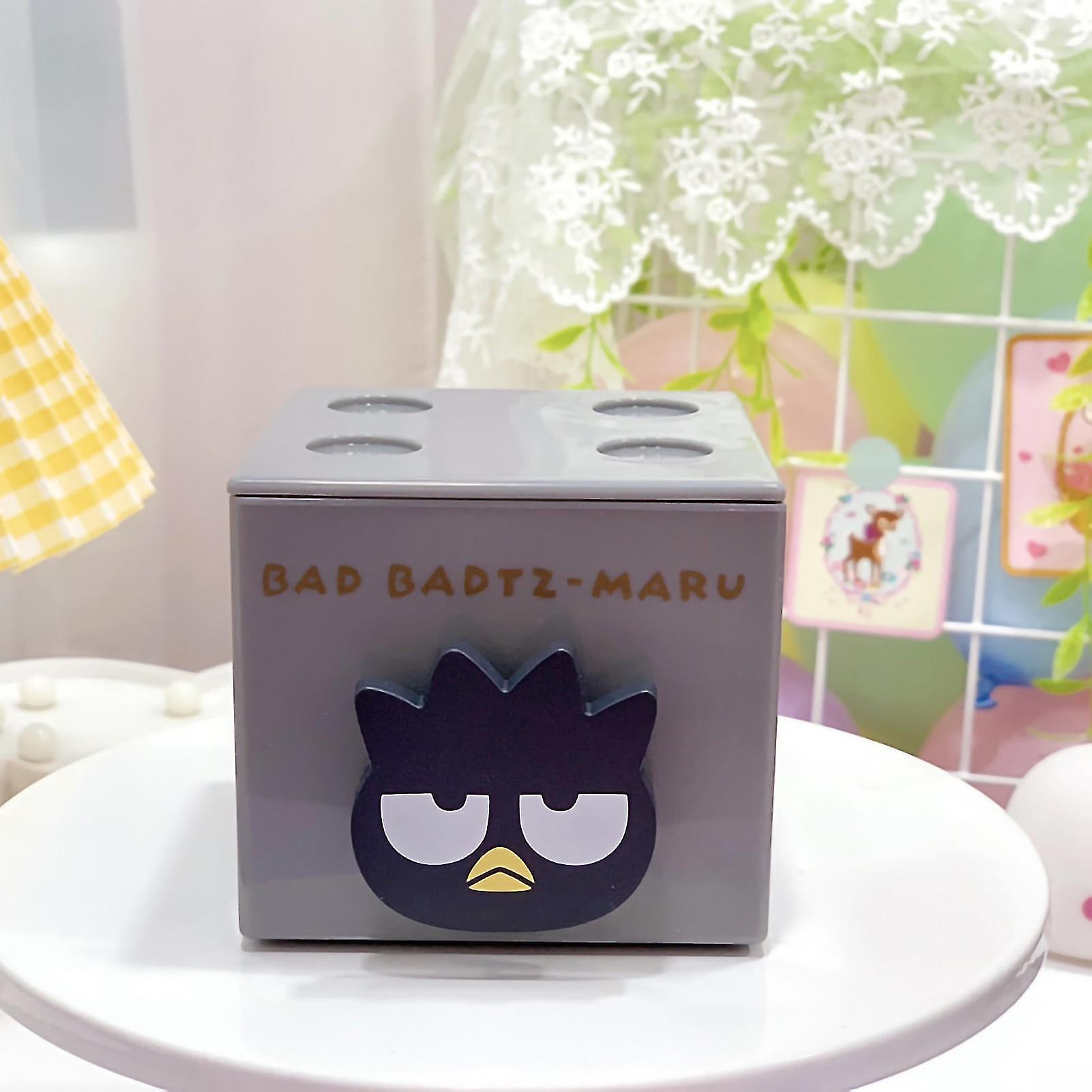 Stackable Square Storage Box for Bedroom or Office - Cartoon Design