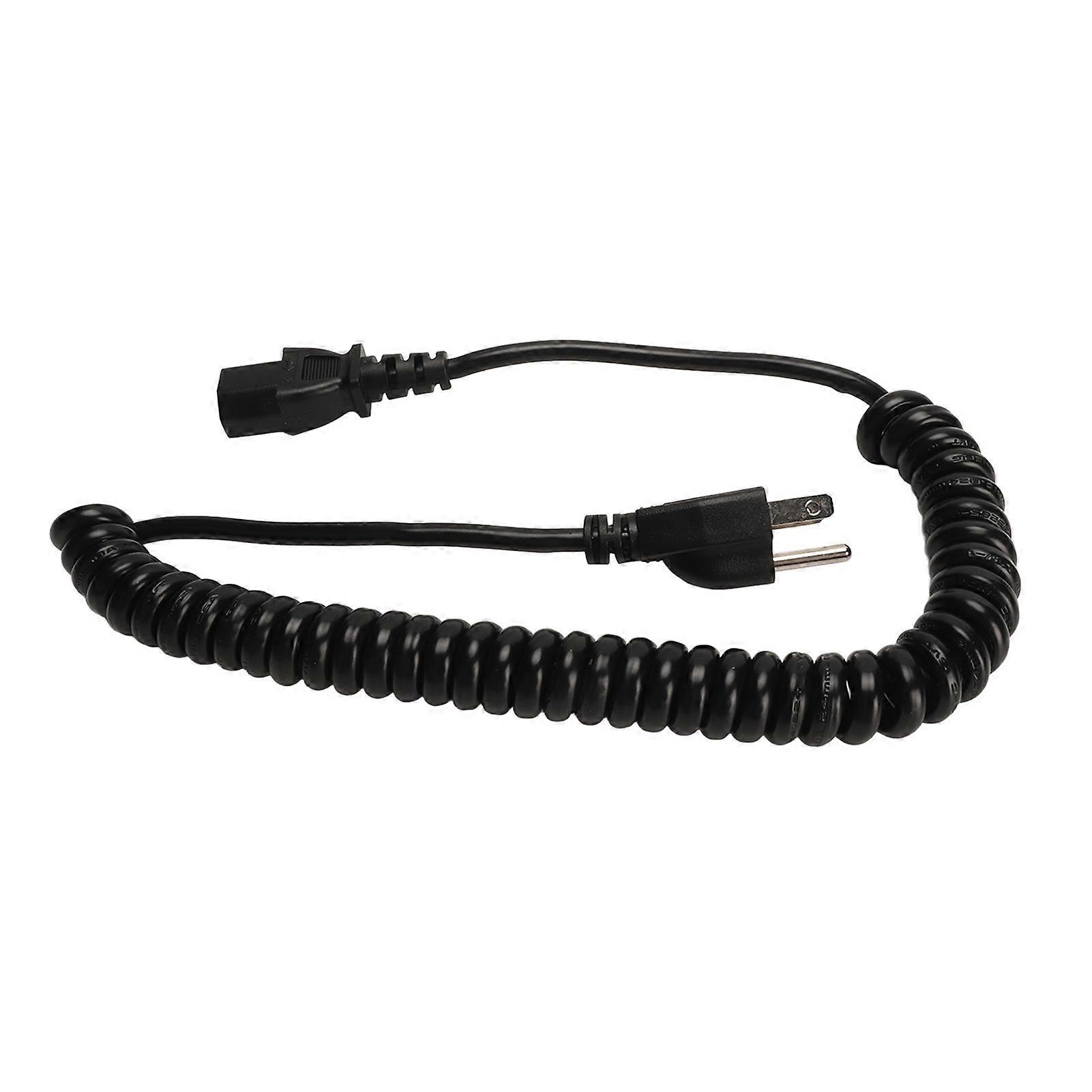 3 Prong AC Power Cord 18 AWG Copper Core 3 Pin Power Cable for TV Computer Printer Monitor  100‑240V 8.2ft