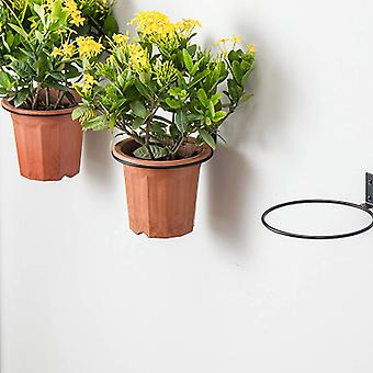 Wall Flower Pot Holders Metal Wall Hooks For Flower Pot Pot Ring Holder  Flower Planter Tray Stand For Flower Pots For Patio Balcony Garden | Fruugo  NO