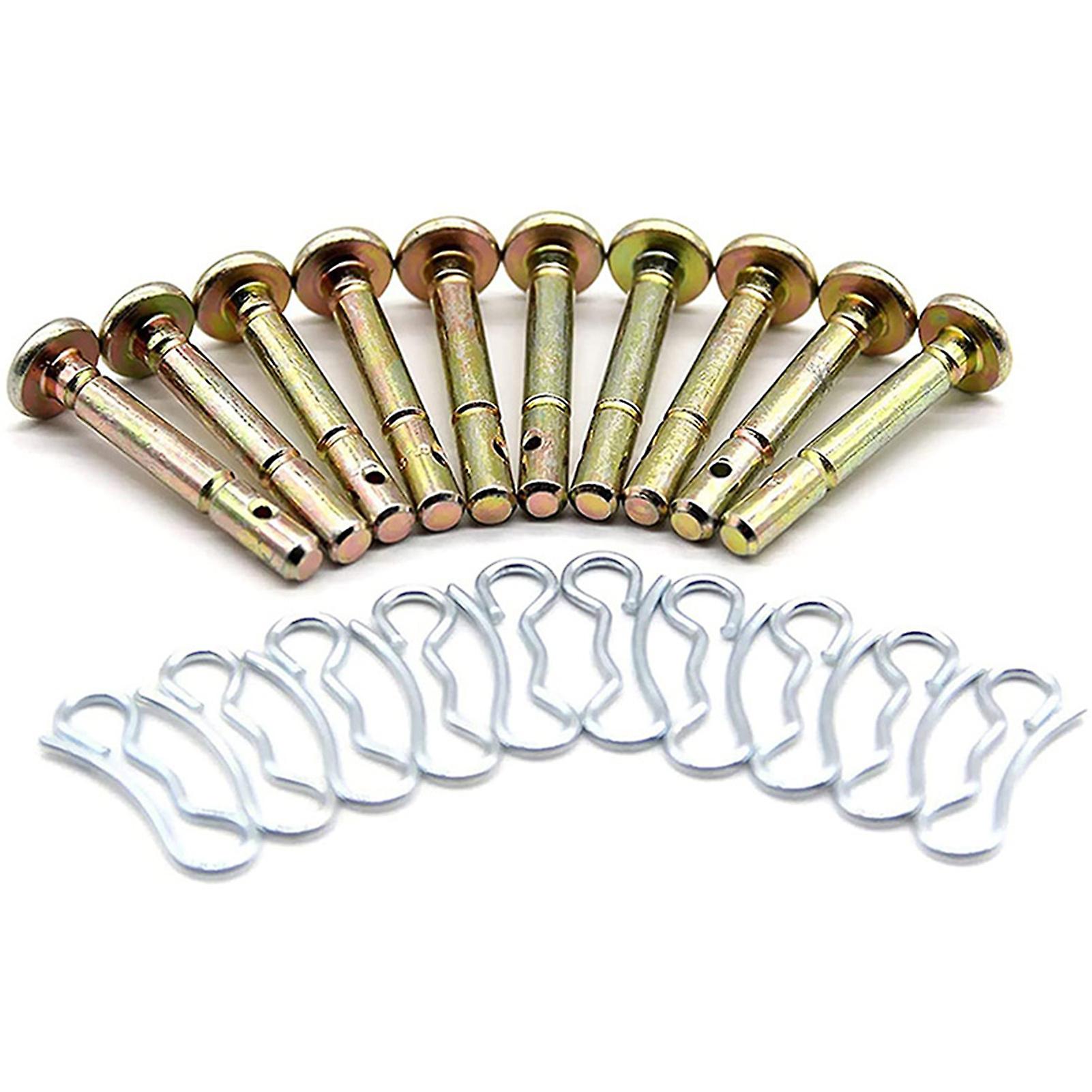 Pack of 10 Snowblower Shear Pins and Cotter Pins Snow Blower Replacement
