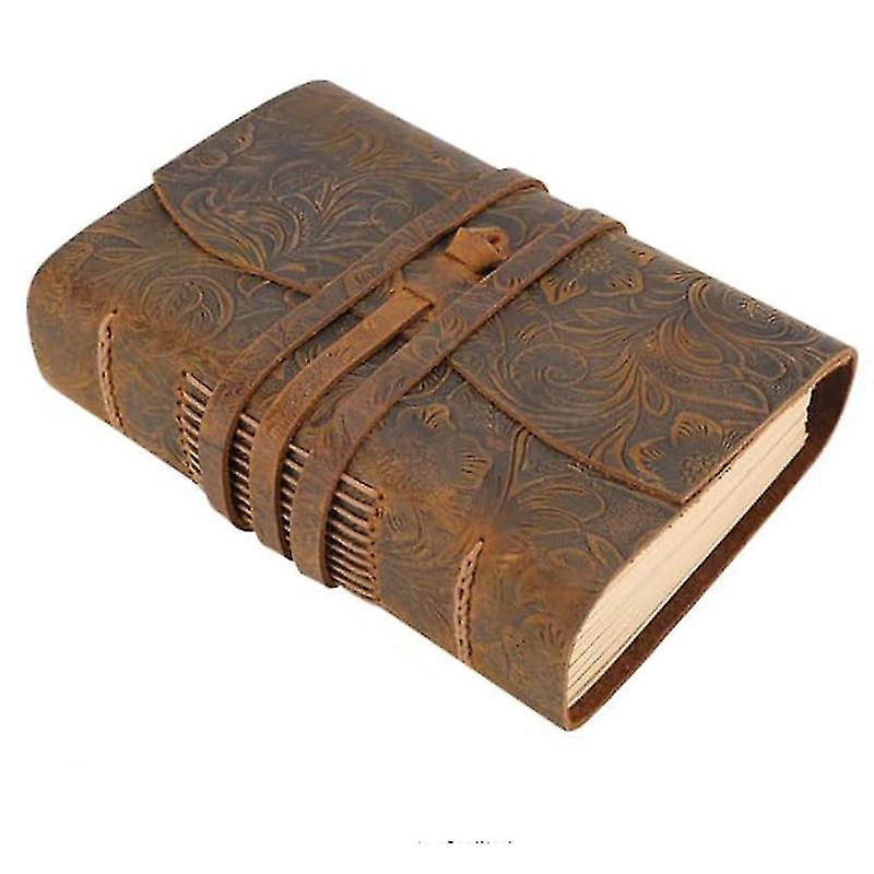 Auniq Vintage Leather Journal Χειροποίητο Δερματόδετο Περιοδικό 400 Σελίδες Χωρίς Φόδρα Χάρτινο Ταξίδι