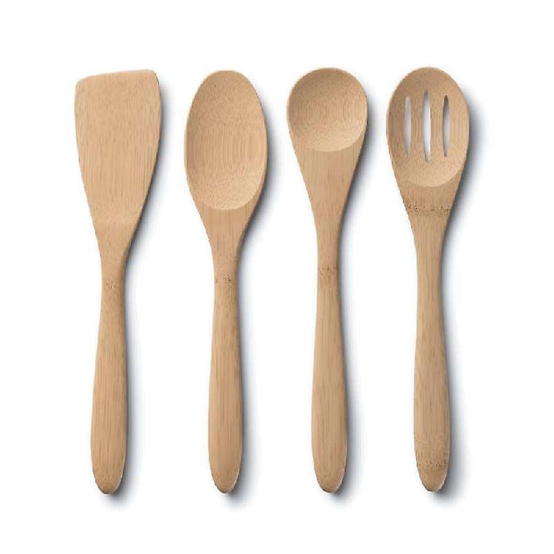 Organic Bamboo Essential Utensils Set Of 4 - Bambu