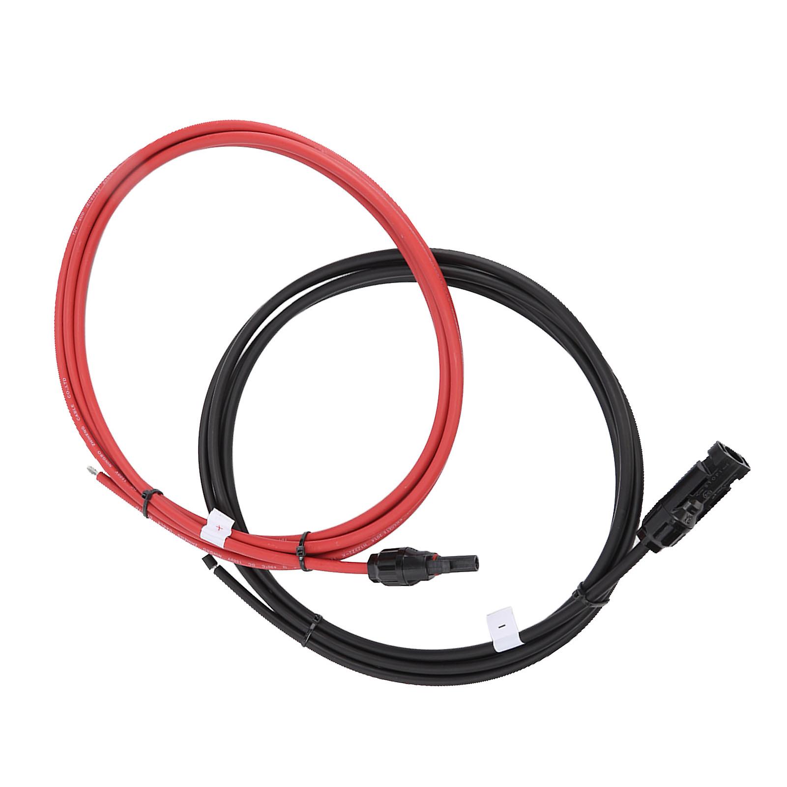 3M 6.0mm² Solar Panel Extension Cable Copper Black Red