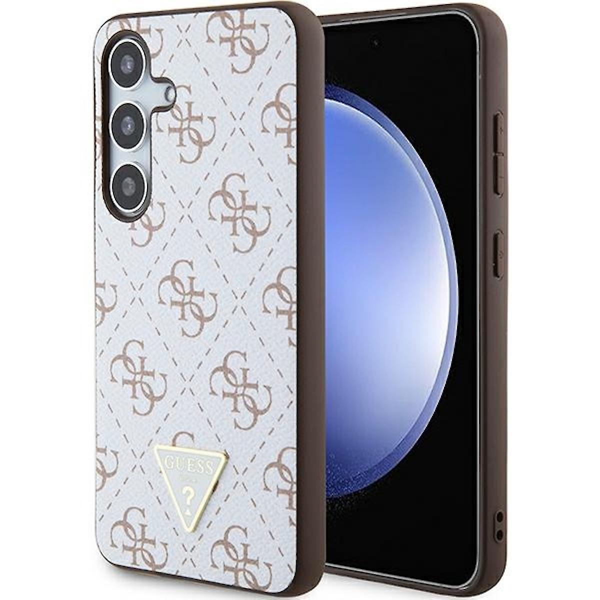 Guess Samsung Galaxy S24 4G Triangle Metal Logo Hardcase