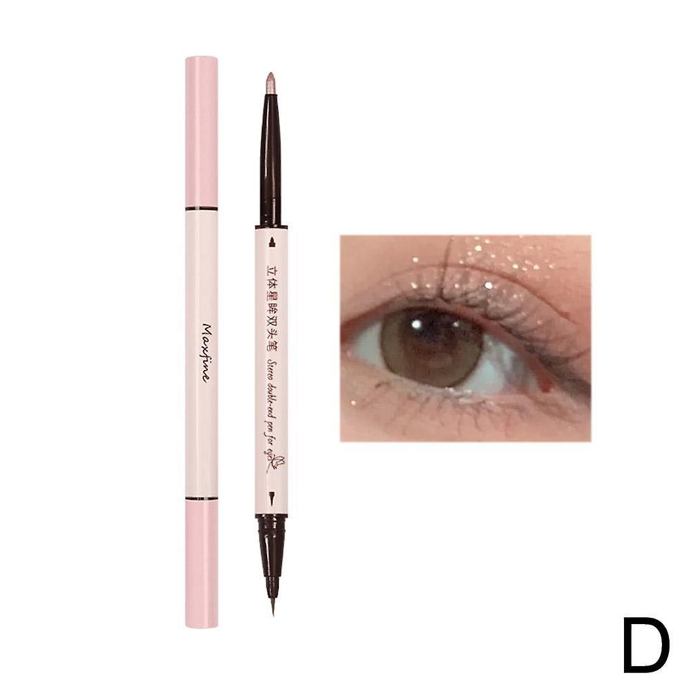 3D Star Eyes Double-Headed Multi-Purpose Eyeliner Glue Pen Crouching Silkworm