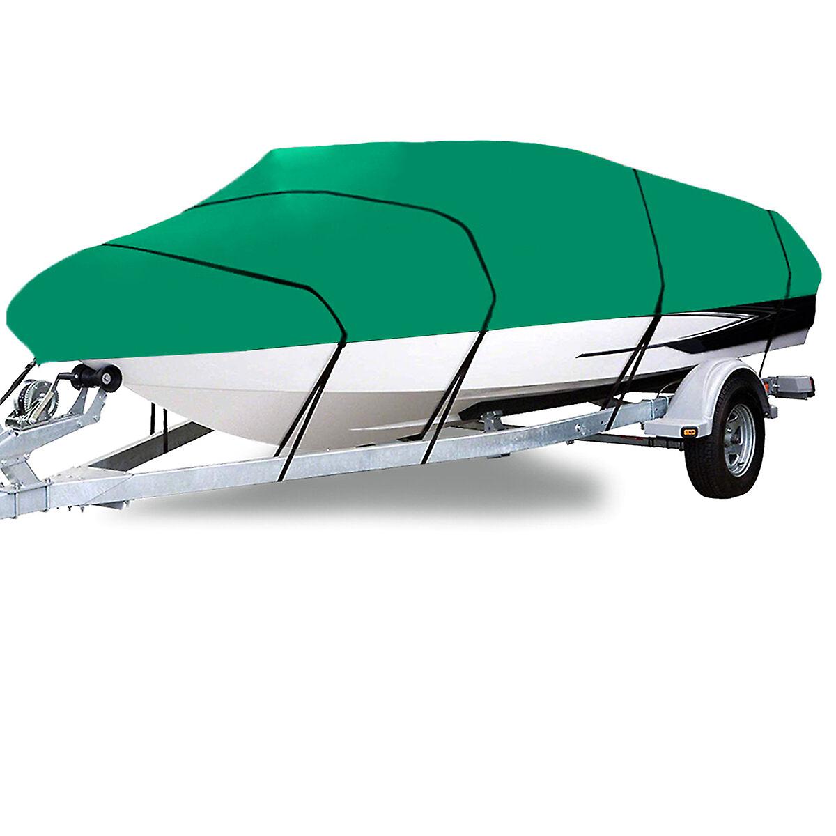 Heavy Duty Trailerable Boat Cover – Waterproof For Fishing Ski Bass V-Hull Runabouts, Labwork