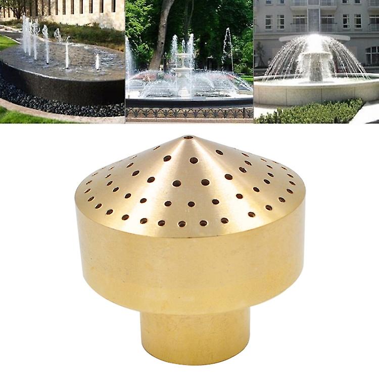 All-copper Fireworks Layer Water Nozzle Landscaping Fountain Head 4 Points