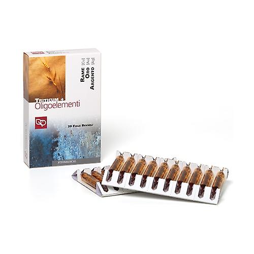 Triticum + Cu + Au + Ag 20 vials of 2ml