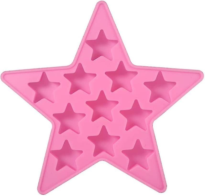 Stackable Ice Cube Trays,  Five Star Shaped,  Cool Silicone Ice Cube Tray,  Easy Gift