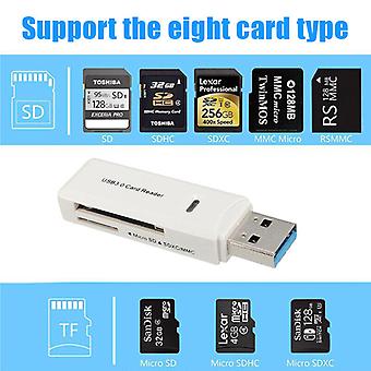 Oliveria Lettore Schede SD per iPhone Lettore Schede SD 2 in 1 con Doppio Slot Micro SD/TF, Adattatore Scheda Memoria Lettore Schede Fotocamera per iPhone 8/14/13/12, Plug And Play (A