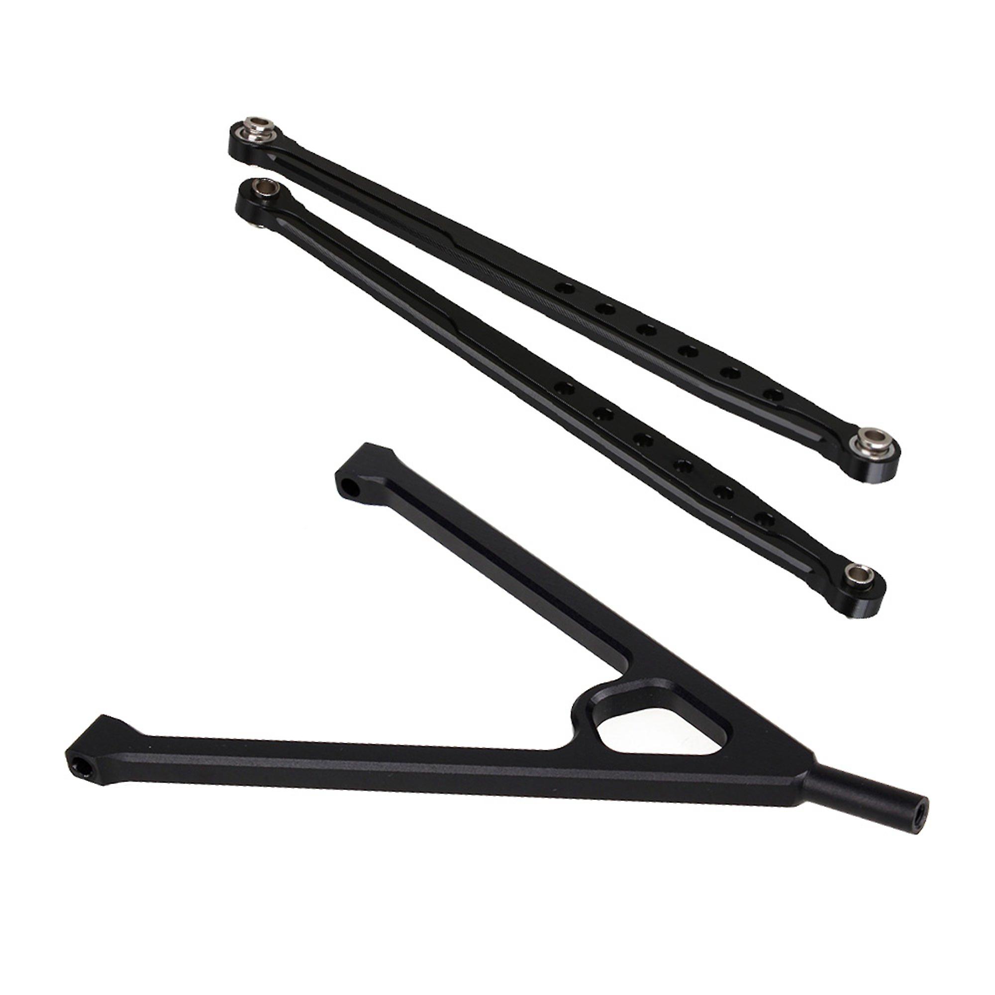 3 x RC1:10 Front Suspension Link & Chassis Y-Link SCX0007BL Buggy Black