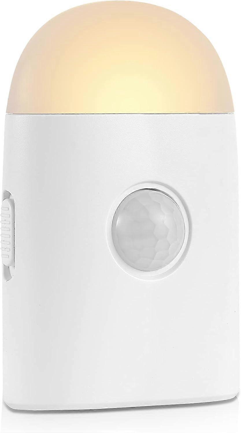 Motion Sensor LED Night Lights Warm White with Adjustable Brightness Rechargeable Battery, with Hook and Stick-On for Cabinet, Wardrobe,Closet,Hallway