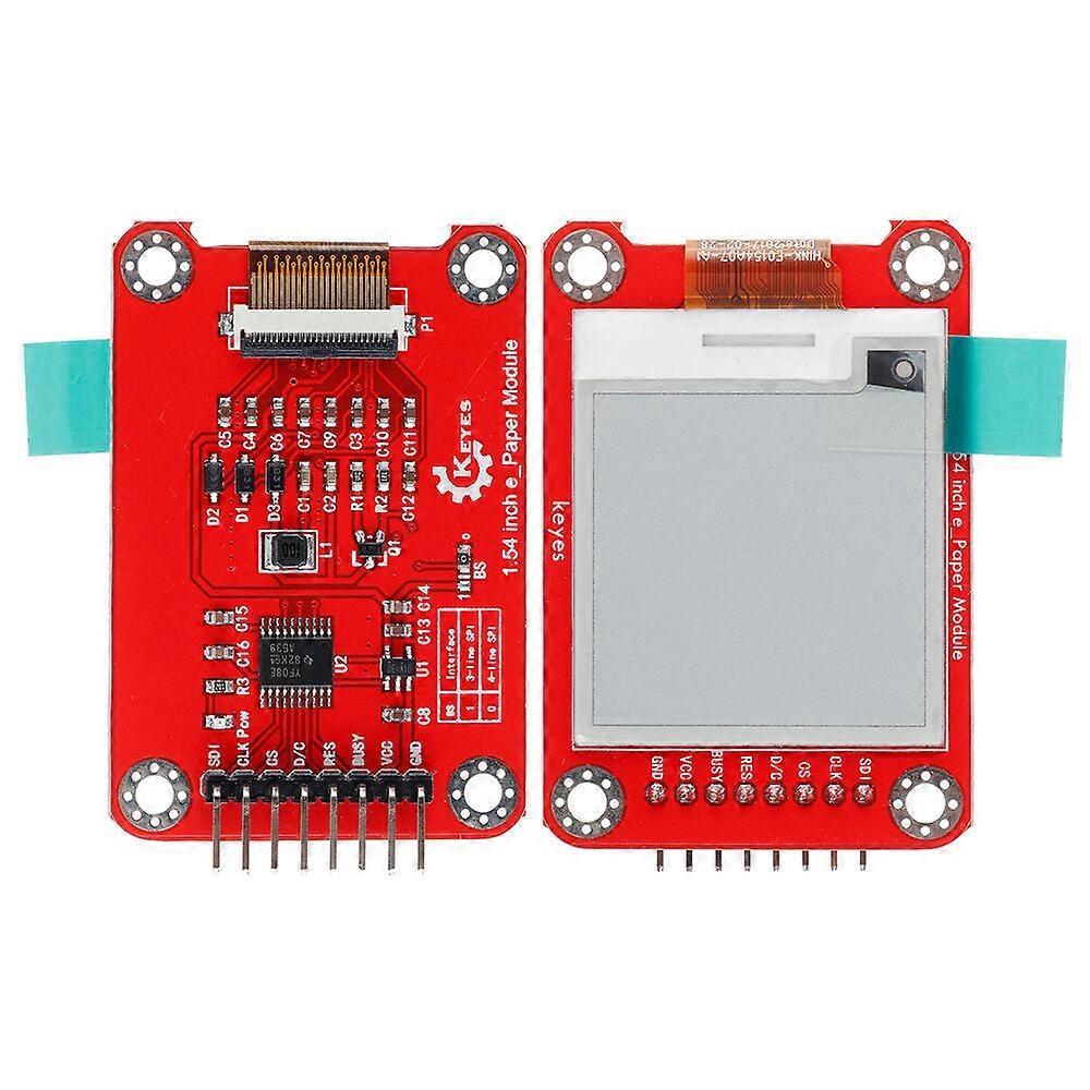 1.54 Inch Electronic Flexible Ink Screen Display Module Black And White Dual Color E-parper Oled