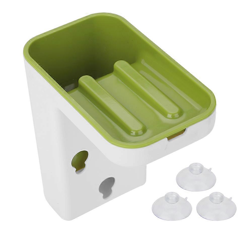 ABS Material Chuck Kitchen Rack Tableware Cleaning Tool Sponge Drying Shelf(Green)